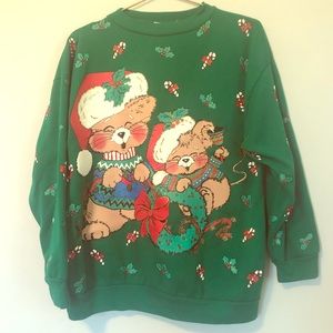 Vintage Christmas sweatshirt ugly sweater party